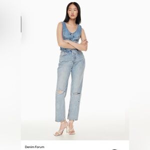 Denim forum 23 Jeans denim the Joni high rise loose 29L women’s bottoms aritizia